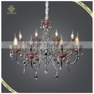 2016 New Arrival Chrome Plated Crystal Pendant Light With 8 Lights, Indoor Light