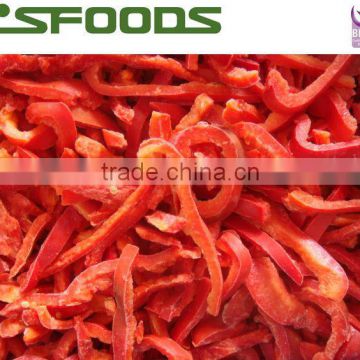 IQF frozen red pepper whole/slice/cube/dice