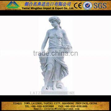 2013 hotsale nude girl white marble statue