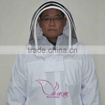 beekeeping 100% cotton coverall hooded bee protection suit