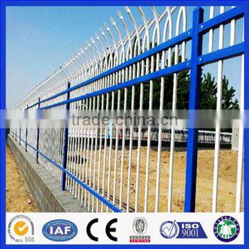 DM Modern Outdoor Colored Villa Security Fence Welding Zinc Steel Fence /high security