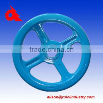 Oem metal stamping steel industrial handwheel for valve