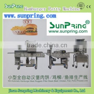 Automatic Burger Patty Maker machine/hamburger patty machine with packing machine