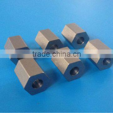 Aluminium 6061/6063/7075+T6 Hexagonal Nut Custom Precision Aluminum CNC Machining Service