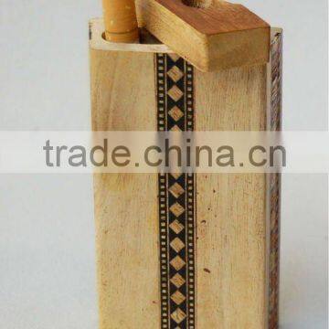 HAND MADE WOODEN DUGOUT PIPES, SMOKER ACCESSORIES