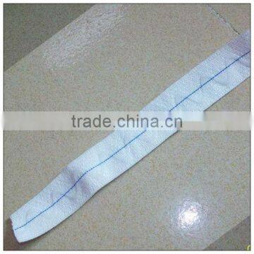 Twill elastic crepe bandage with blue lines for underwear