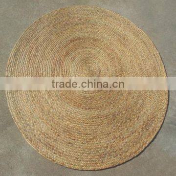Round Sea Grass Carpet/water Hyacinth Carpet photo-4
