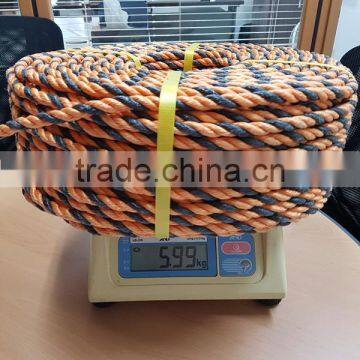 plastic twisted tiger rope/mark rope