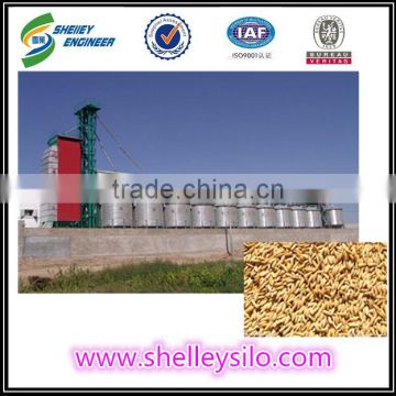 Bolted bulk chicken feed storage silo bins