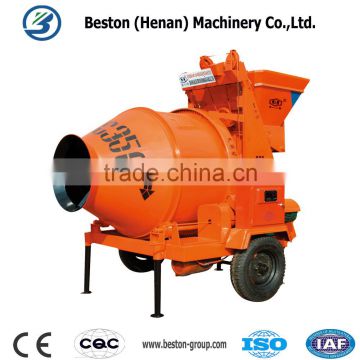 Popular sales advanced concrete mixer with lift and hopper in high quality and good price