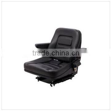 Mechanical spring suspension backrest adjustable PVC tractor seat YHG-06