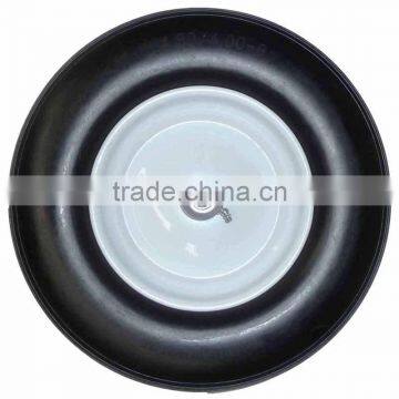 16inch 4.00-8 PU Wheel With Quality Ball Rim for Wheelbarrows photo-2