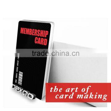 Cheap barcode restaurant membership card with holder