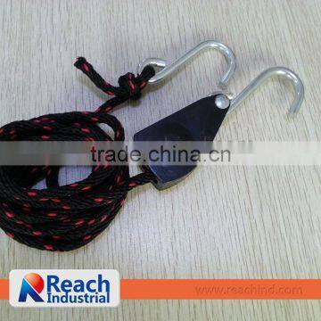 1/4" Adjustable Retractable Rope Ratchet Hanger Tie Down photo-2