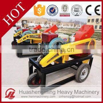 HSM ISO CE Glass Diesel Engine Stone Crusher For Sale