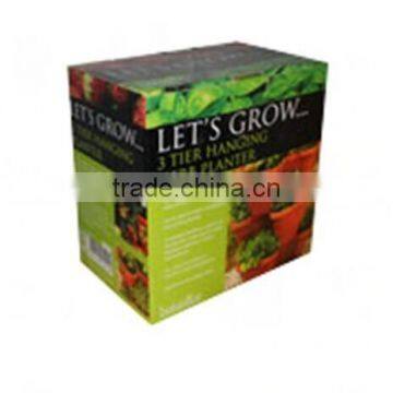 Stackable Garden Planter Herb Flower Pots Indoor Outdoor Round Clover photo-5