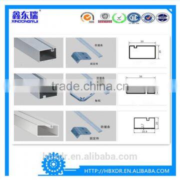 OEM aluminum factory high quality aluminum edge for kitchen cabinet and custom glass aluminum extrusion frame