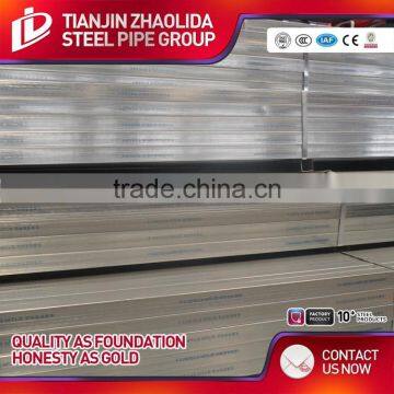 Q195 Q235 Q345 Material Welded Galvanized ms Square Pipe for Greenhouse Furniture Fence Post