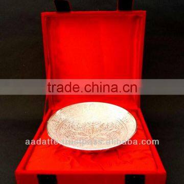 Kitchen Accessory Brass Bowl Beautiful Decorative New Design Silver Plated Bowl photo-4