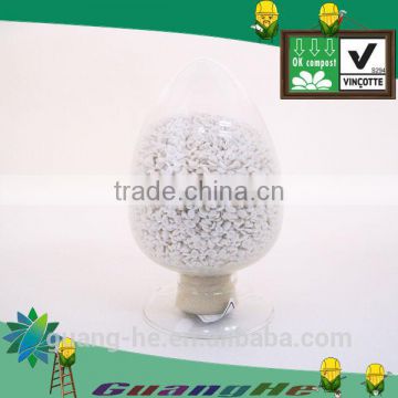 GH601 compostable recycled plastic material polylactic acid PLA resin for bottle grade