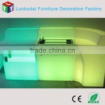 model led furniture with rgbw color change