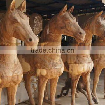 Crafts wooden horses