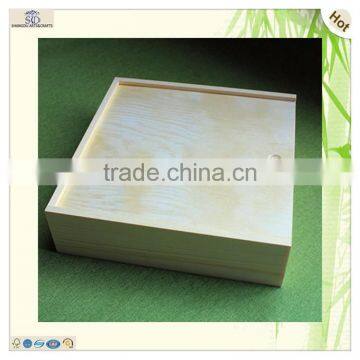 sliding large space square hinged wooden flower box