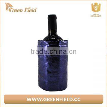 Washable Kraft Paper Bag Metallic Wine Bottle Bag 2017