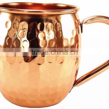 moscow mule copper mugs set of 4 | 100% solid copper moscow mule mugs