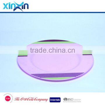 plastic round plate