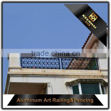 Modern Decorative Brass Finish Integral Balcony Aluminum Deck Railing photo-2