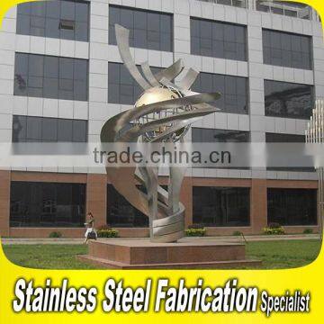 Abstract Sculpture Stainless Steel Sculpture Stand Sculpture photo-5