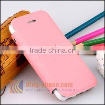 Superior Quality PU Leather Phone Case,flip Phone Wallet Case for IPhone5 5C photo-5