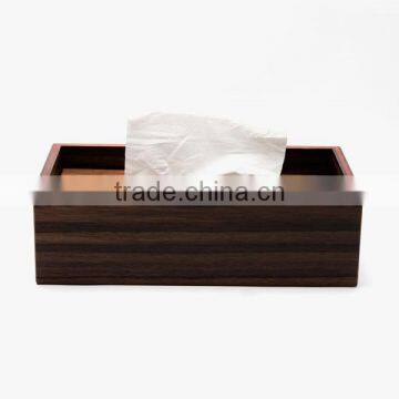 100% Solid Wood Original Napkin Packaging Box, Retro Art Paper Towels Storage Box photo-2