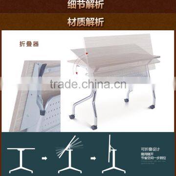 Quality Modern Simple Folding Movable Conference Table Tradining Table LQ-CFT003 photo-4