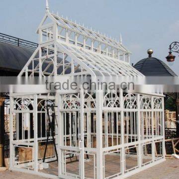 2016 Trade Assurance White Colour Steel Garden Green House photo-2