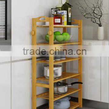 Japanese Style Bamboo Wooden Shoes Rack photo-6