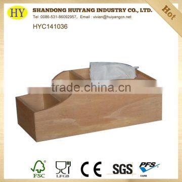 Cheap Unfinished Wholesale Wood Tissue Box photo-2