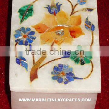 Decorative Marble Inlay Box