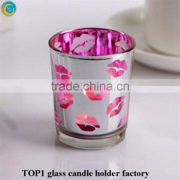 Rose flower candle holders candle holder used wedding decor