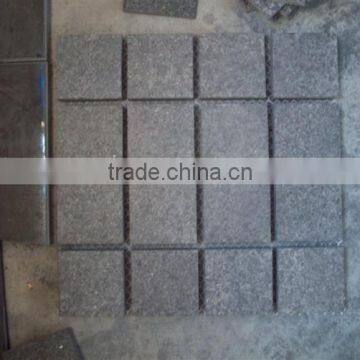 Black Granite Mesh Paving Cheap Black Paver Granite Paving Stone