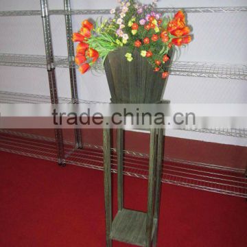 Antique Decorative Wooden Flower Pot Stand