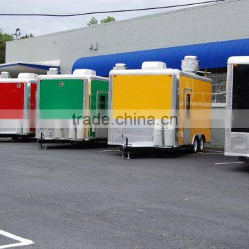 Factory Made Fast Food Mobile Kitchen Truck Trailer Van Trailer photo-3