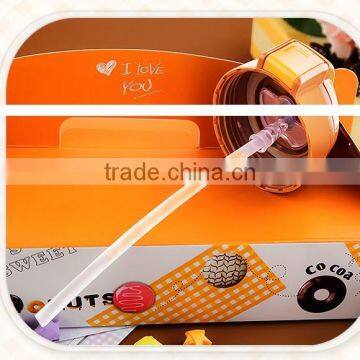 600ml 304 Stainless Steel Flask With Straw Kids Water Bottle photo-5