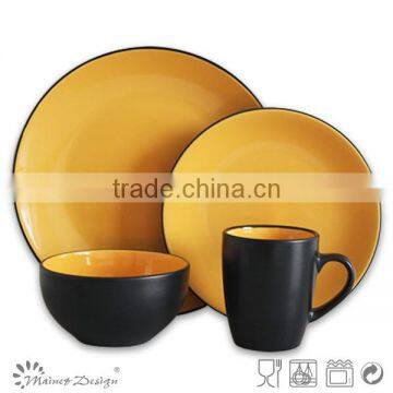 Solid Color Grey Color and White Color Tableware Set photo-4