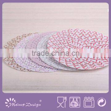 pvc woven mesh placemats