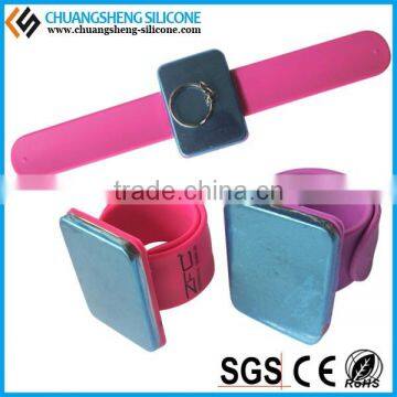 Square Magnet,clear,cool,wide Silicone Decorative Bracelet photo-2
