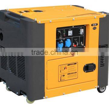 220V50hz Electric Start 100% Copper 186FA 5kva Silent Diesel Generator Price