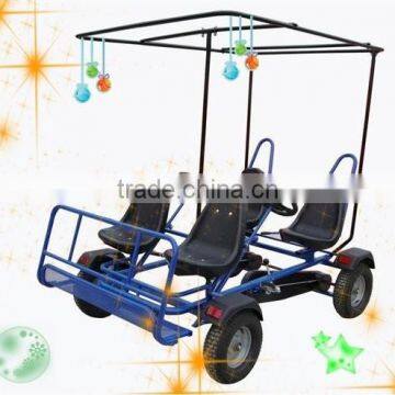 four seat pedal go-kart for adult in China