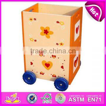 2015 New kids wooden box toy,popular children wooden toy box and hot sale Kids Furniture wooden box WJ278034